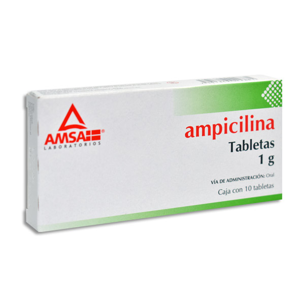 AMPICILINA AMSA 1GR.10TAB.