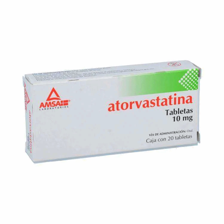 ATORVASTATINA AMSA 10MG.C/20T.