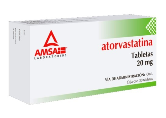 ATORVASTATINA AMSA 20MG.30TAB.