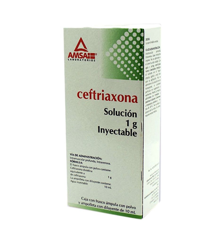 CEFTRIAXONA AMSA 1GR.I.V.1AMP.