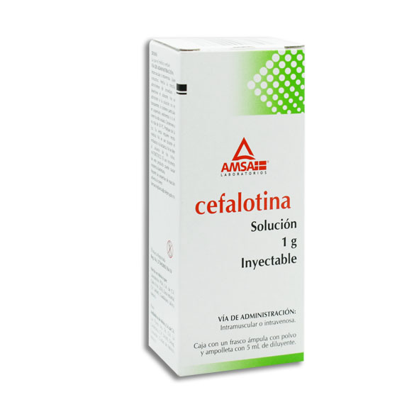 CEFALOTINA AMSA 1GR.1AMP.