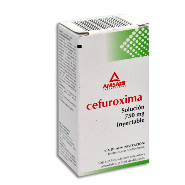 CEFUROXIMA AMSA 750MG.INYECT.1AMP.