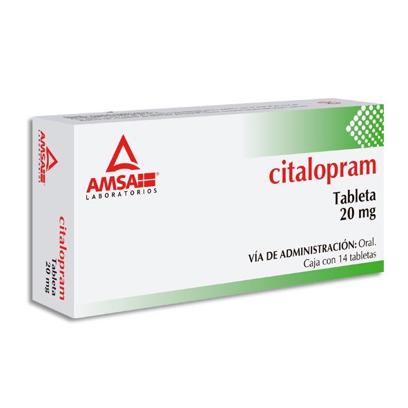 CITALOPRAM AMSA 20MG.14TAB.