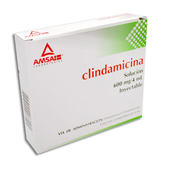 CLINDAMICINA AMSA 600MG.C/5AMP.