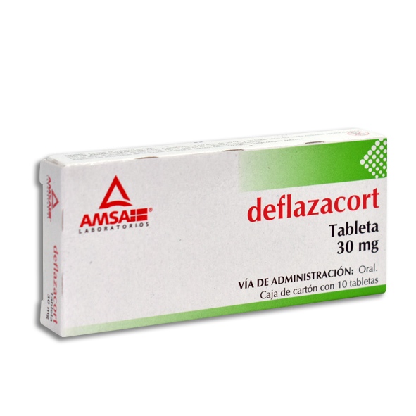 DEFLAZACORT AMSA 30MG.10TAB.