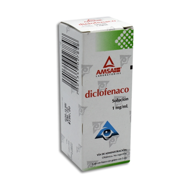 DICLOFENACO AMSA OFTALMICO 5ML.