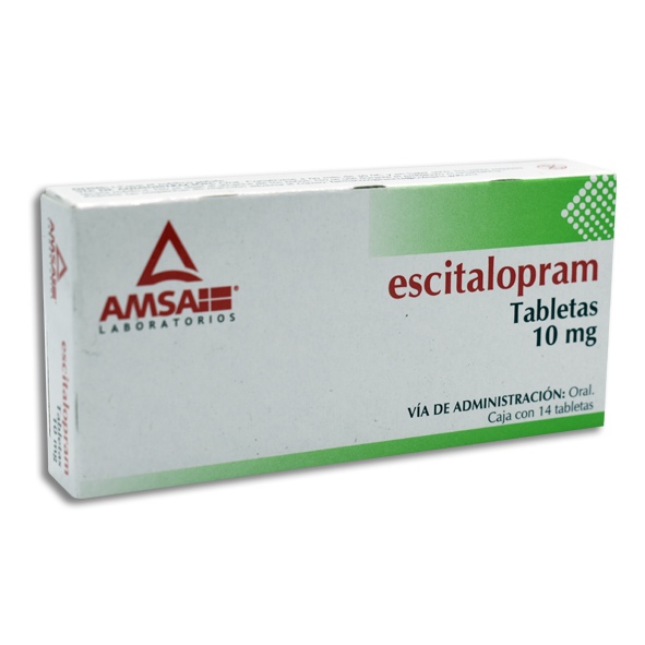 ESCITALOPRAM AMSA 10MG.14TAB.