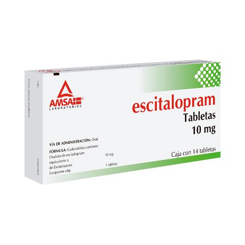 ESCITALOPRAM AMSA 10MG.28TAB.