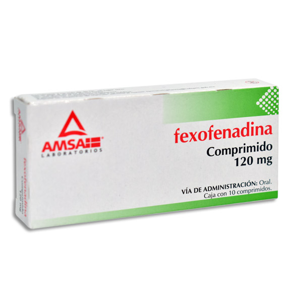 FEXOFENADINA AMSA 120MG.10TAB.