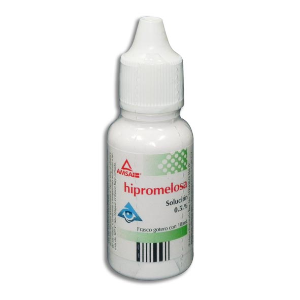 HIPROMELOSA AMSA 5% OFTALMICO 10ML.