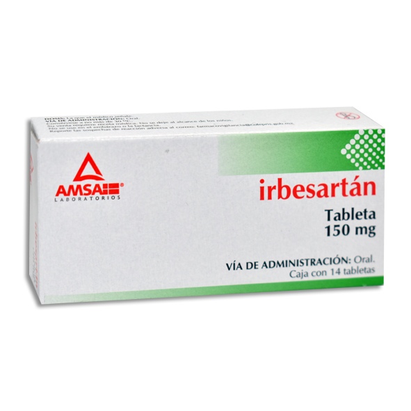 IRBESARTAN AMSA 150MG.14TAB.
