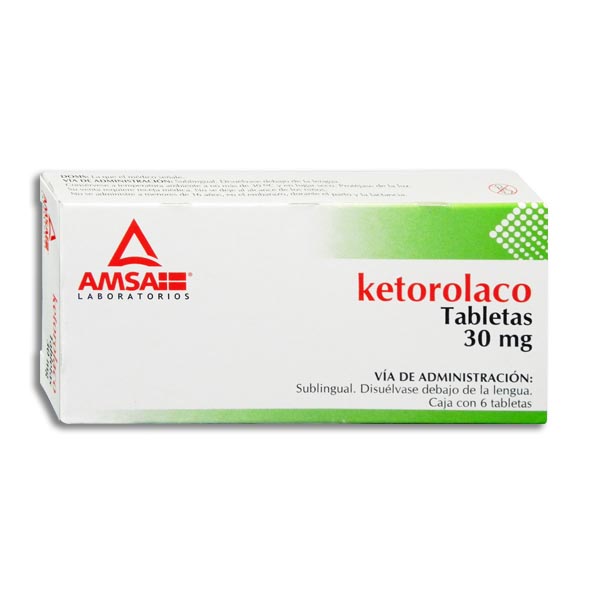 KETOROLACO AMSA 30MG.C/4T.