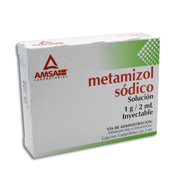 METAMIZOL AMSA 1GR.INYECT.C/3AMP.