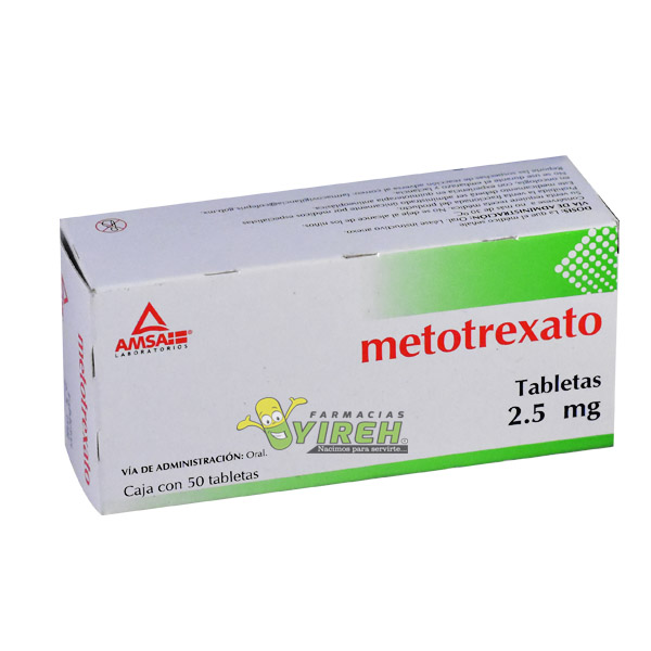 METOTREXATO AMSA 2.5MG.50TAB.