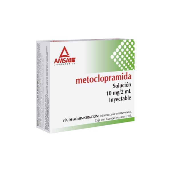 METOCLOPRAM.AMSA 10MG.INY.C/6AMP.