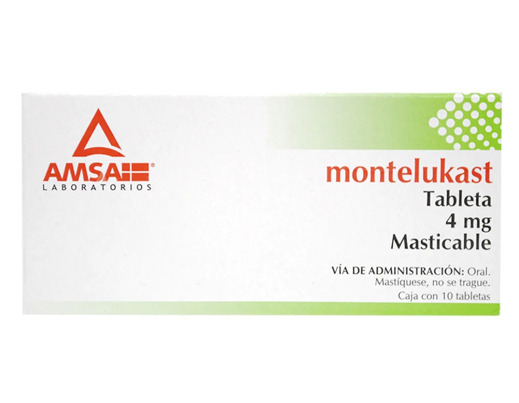 MONTELUKAST AMSA 4MG.10TAB.