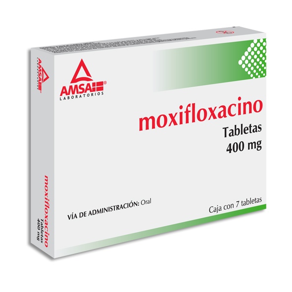 MOXIFLOXACINO AMSA 400MG.7TAB.