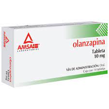 OLANZAPINA AMSA 10MG.14TAB.