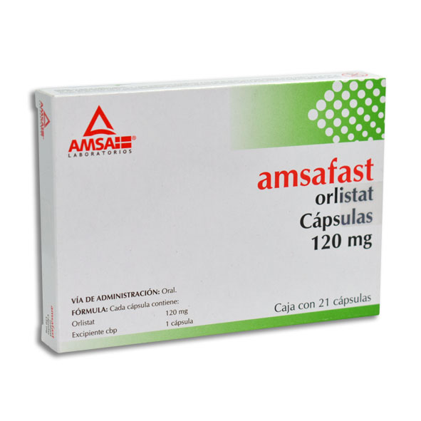 ORLISTAT AMSAFAST 120MG.C/21 CAPS.