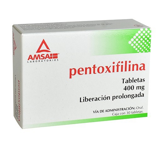PENTOXIFILINA AMSA 400MG.30TAB.
