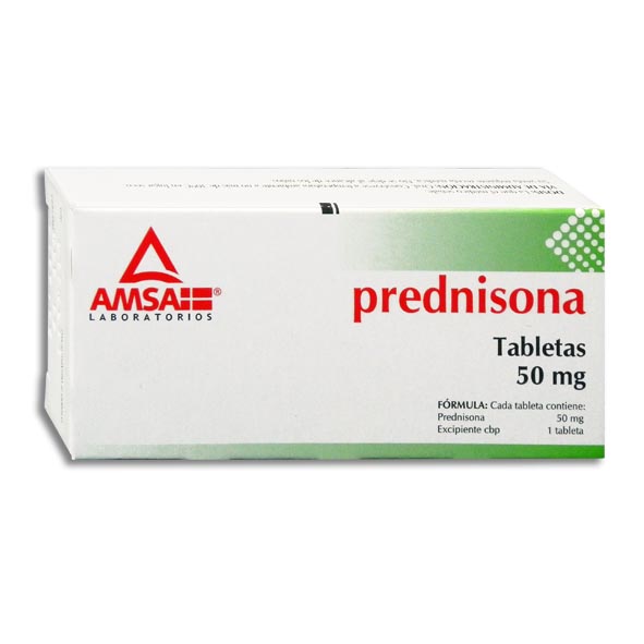 PREDNISONA AMSA 50MG.20TAB.