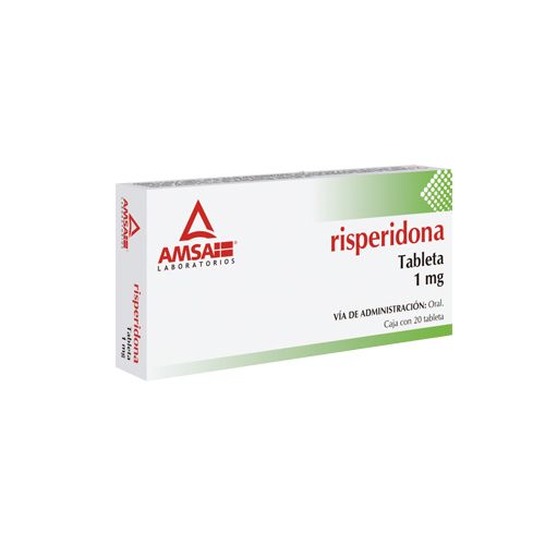 RISPERIDONA AMSA 1MG.20TAB.