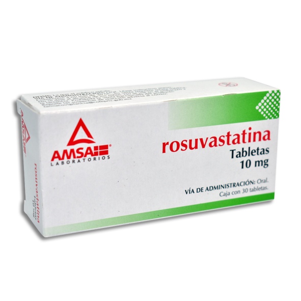 ROSUVASTATINA AMSA 10MG.30TAB.
