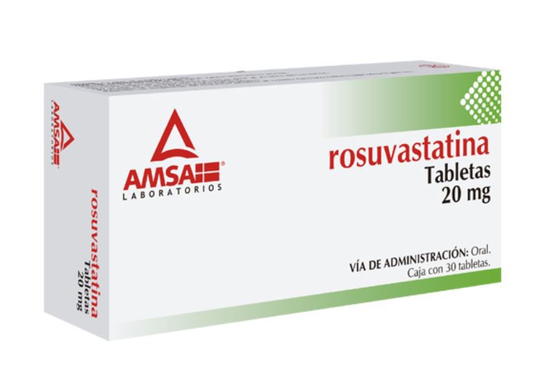ROSUVASTATINA AMSA 20MG.30TAB.