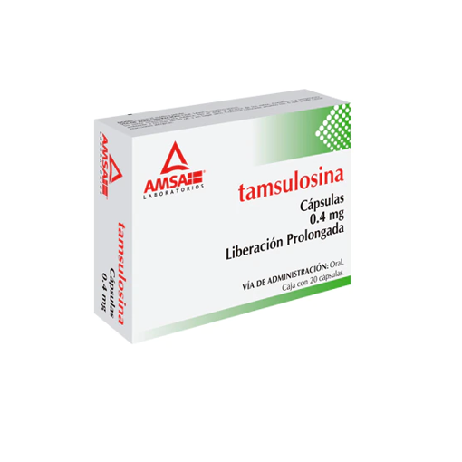 TAMSULOSINA AMSA 0.4MG.20CAP.
