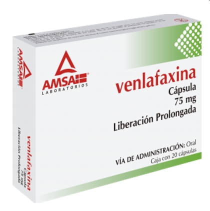 VENLAFAXINA AMSA 75MG.20CAP.