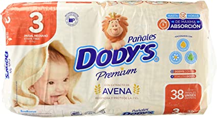 PAÑAL DODYS ET.3 38PZA.