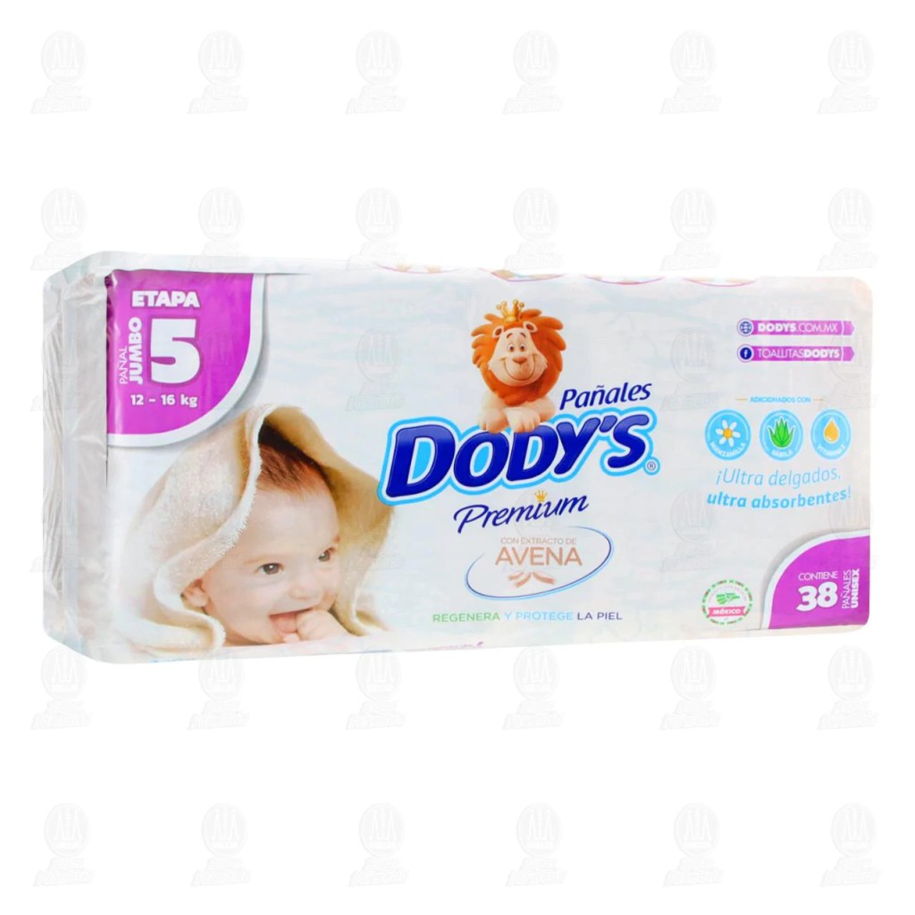 PAÑAL DODYS ET.5 38PZA.