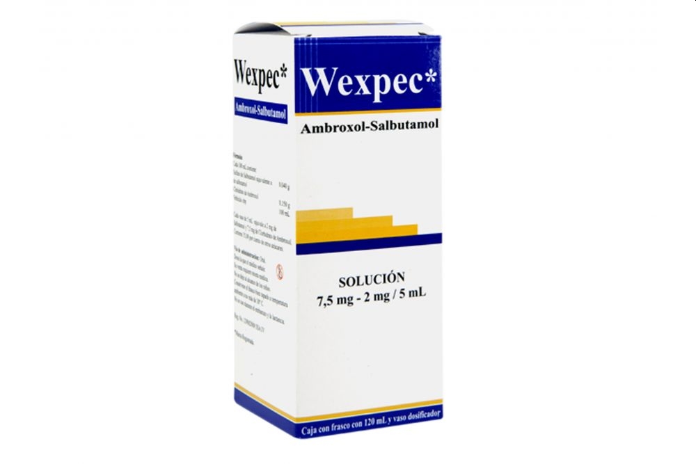 AMBROXOL SALBUTAMOL WEXPEC C/120ML.
