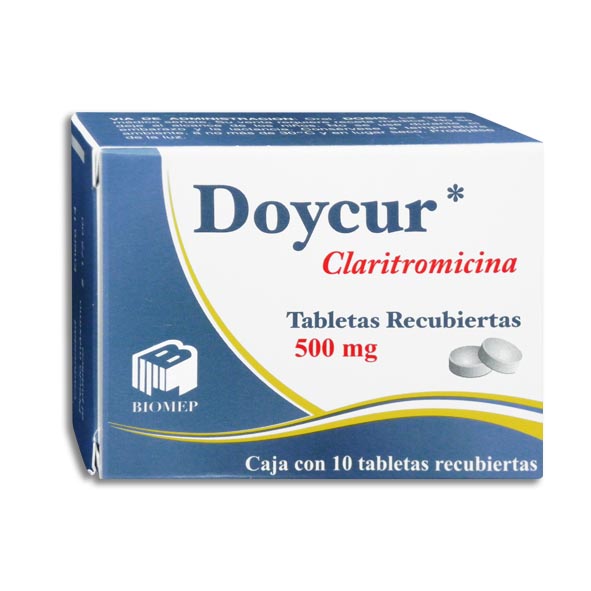 CLARITROM.DOYCUR 500MG.C/10TAB.