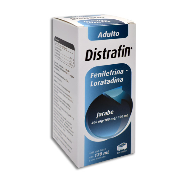 FENILEF.LORAT. DISTRAFIN AD.120ML.