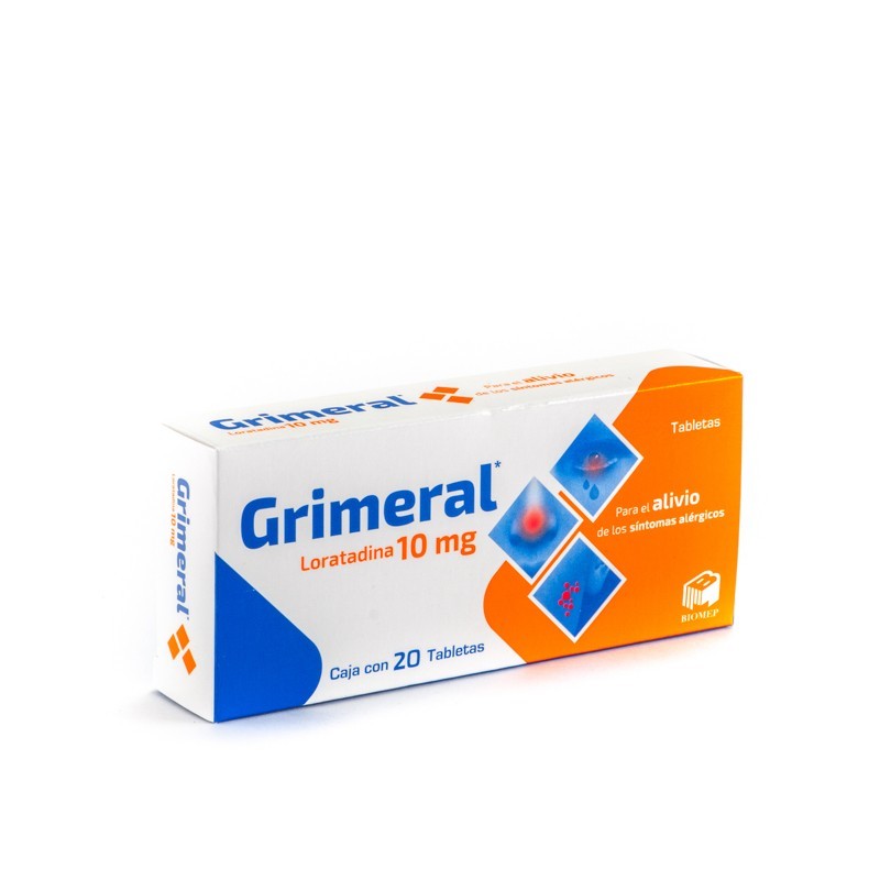 LORATADINA GLIMERAL 10MG.20TAB.