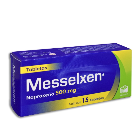 NAPROXENO MESSELXEN 500MG.15TAB.