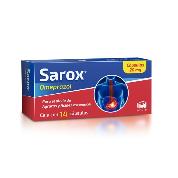 OMEPRAZOL SAROX 20MG.C/14CAP.