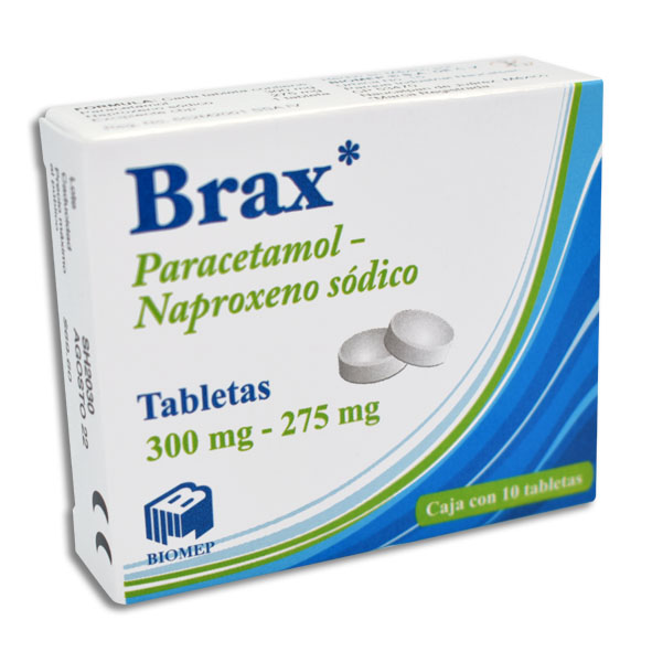 NAPROX.PARAC.BRAX 300/275MG.C/10TAB.