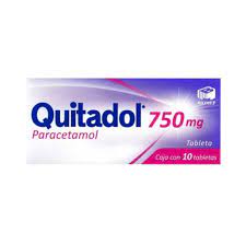 PARACETAMOL QUITADOL 750MG.10T.