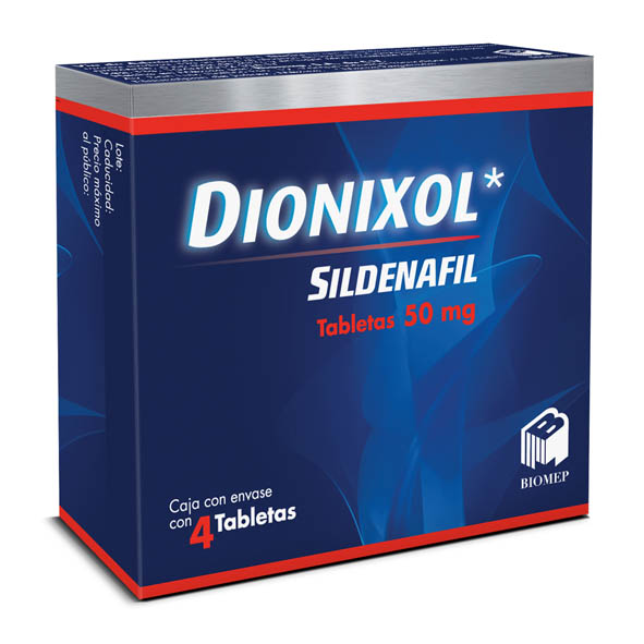 SILDENAFIL DIONIXOL 50MG.C/4TAB.