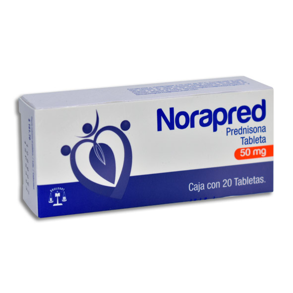 PREDNISONA NORAPRED 50MG.20TAB.