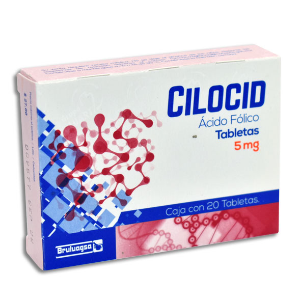 ACIDO FOLICO CILOCID 5MG.20TAB.