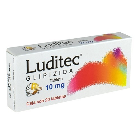 GLIPIZIDA LUDITEC 10MG.20TAB.