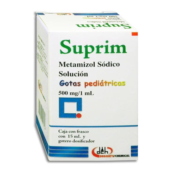METAMIZOL SUPRIM 500MG./ML.GOT.15ML.