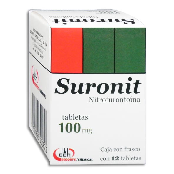 NITROFURANTOINA SURONIT 100MG.C/12TAB.