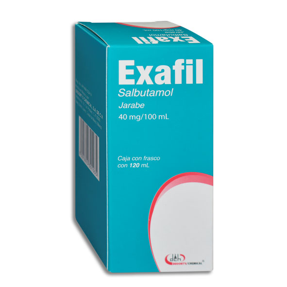 SALBUTAMOL EXAFIL 40MG.120ML.
