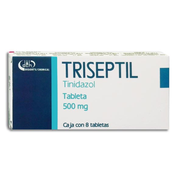TINIDAZOL TRISEPTIL 500MG.8TAB.