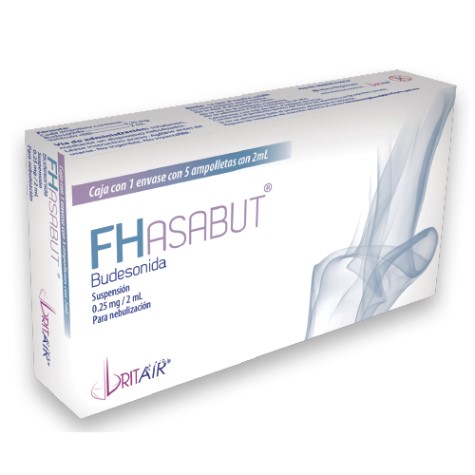 BUDESONIDA FHASABUT 0.25MG.5AMP.