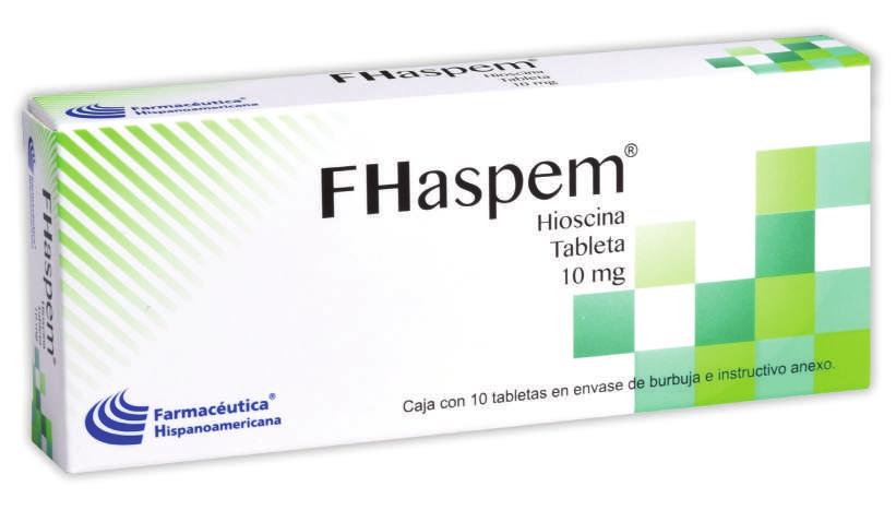 HIOSCINA FHASPEM 10MG.10TAB.